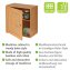 Medikamentenschrank Mod. Allegre, aus Bambus und Rattan - 2
