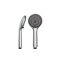 Duschkopf Ø 9,5 cm, Universal-Handbrause - 2
