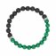 Strecht-Armband Malachit & Onyx 21cm - 2