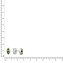 Ohrstecker 925/- Sterling Silber rhodiniert Peridot - 2