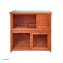 Kleintierstall aus Holz in Braun, ideal für Kaninchen - 2