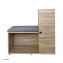 Schuhschrank mit Sitzbank Thekla Sonoma - 2