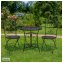 Gartentisch mit 2 Stühlen Curly Braun - 2