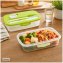 6er Set Frischhaltedosen mit Besteck und Dressingdose Meal Prep Boxen - 2
