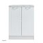 Küchenunterschrank Jenna Country Weiß 60 cm - 2
