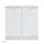 Küchenunterschrank Jenna Country Weiß 80 cm - 2