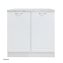 Spülenunterschrank Jenna Country Weiß 80 cm - 2