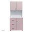 Küchenschrank Blanca Rosa Weiß - 2