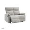 Sofagarnitur mit Relaxfunktion Koba Grau - 2