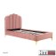 Polsterbett 90 x 200 cm Yoris Pink - 2