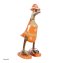 Dekoente Quakalina Beach aus Holz 25 cm Orange Sommerliche Landhaus Dekoration - 2