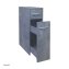 Mehrzweckschrank schmal Thekla Beton - 2
