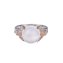 Ring 925 Sterling Silber rhodiniert Rosenquarz - 2