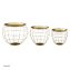 Tisch Set bauchig, 3-teilig Eisen - 2