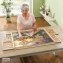 Holzbrett Puzzlebrett mit Auszügen 1000er - 2