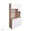 Küchenschrank Sonoma/Weiß Blanca - 2