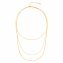Collier 925 Sterling Silber vergoldet Layering  dreifach - 2