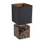 Lampe 35 cm schwarz/gold - 2