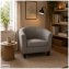 Clubsessel Cadogan in Grau - 2