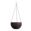 Blumenampel Nessa Rattanoptik Braun - 2