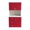 Küchenschrank Blanca Rot Weiß - 2