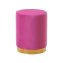 Hocker Reese Velvet Pink - 2