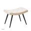 Hocker Freya Velvet Beige - 2