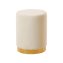 Hocker Reese Velvet Beige - 2