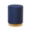 Hocker Reese Velvet Blau - 2