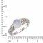 Ring 925 Silber rhod. Chalcedon und Weißtopas - 2