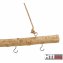 Hängedeko Holzstange mit Haken Natur - 2