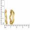 Ohrringe 375/- Gelbgold glanz Wellen - 2