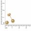 Ohrstecker 585/- Gelbgold Kugel Ø 5mm - 2
