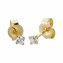Ohrstecker 585/- Gelbgold glanz 2 Brill. 0,10 ct. H/P2 - 2