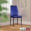Esszimmerstuhl Madison Velvet 4er-Set Blau - 2