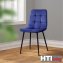 Stuhl Mesa Velvet Blau - 2