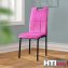 Esszimmerstuhl Denton Samt Pink 4er-Set - 2