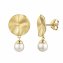 Ohrstecker 925 Sterling Silber vergoldet Perle - 2