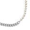 Collier Edelstahl mit Perlen - 2