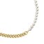Collier Edelstahl/PVD gelb Perlen - 2