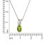 Anhänger mit Kette 375/- GG/WG Peridot - 2