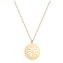 Collier 375/- Gelbgold  Blume - 2