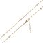 Collier 375/- Gelbgold Zirkonia - 2