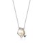 Collier 925/- Sterling Silber Perle und Saphir - 2