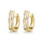 Klappcreolen 375/- Gelbgold glanz Zirkonia - 2