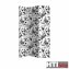 Paravent Blumen Black and White - 2