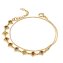 Armband 925 Sterling Silber vergoldet glänzend Granat Peridot Quarz - 2