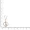 Anhänger mit Kette 925/- Sterling Silber Herz/Infinity Zirkonia - 2