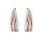 Klappcreolen 925/- Sterling Silber rhodiniert/rosé - 2