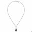 Halskette 925 Sterling Silber rhodiniert Onyx schwarz - 2